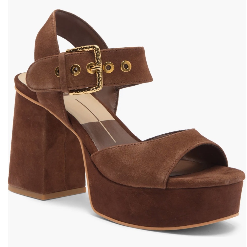 Dolce Vita Bobby Cocoa Suede Platform